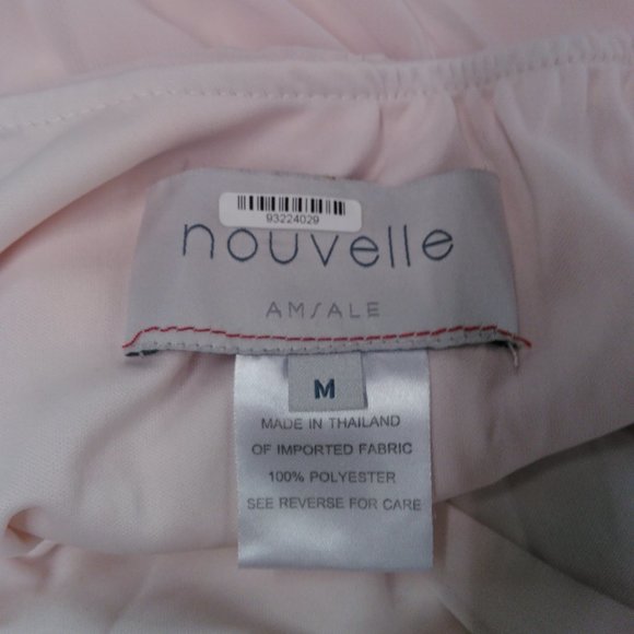 AMSALE NOUVELLE Erica Pink Halter Chiffon Gown - Picture 5 of 5